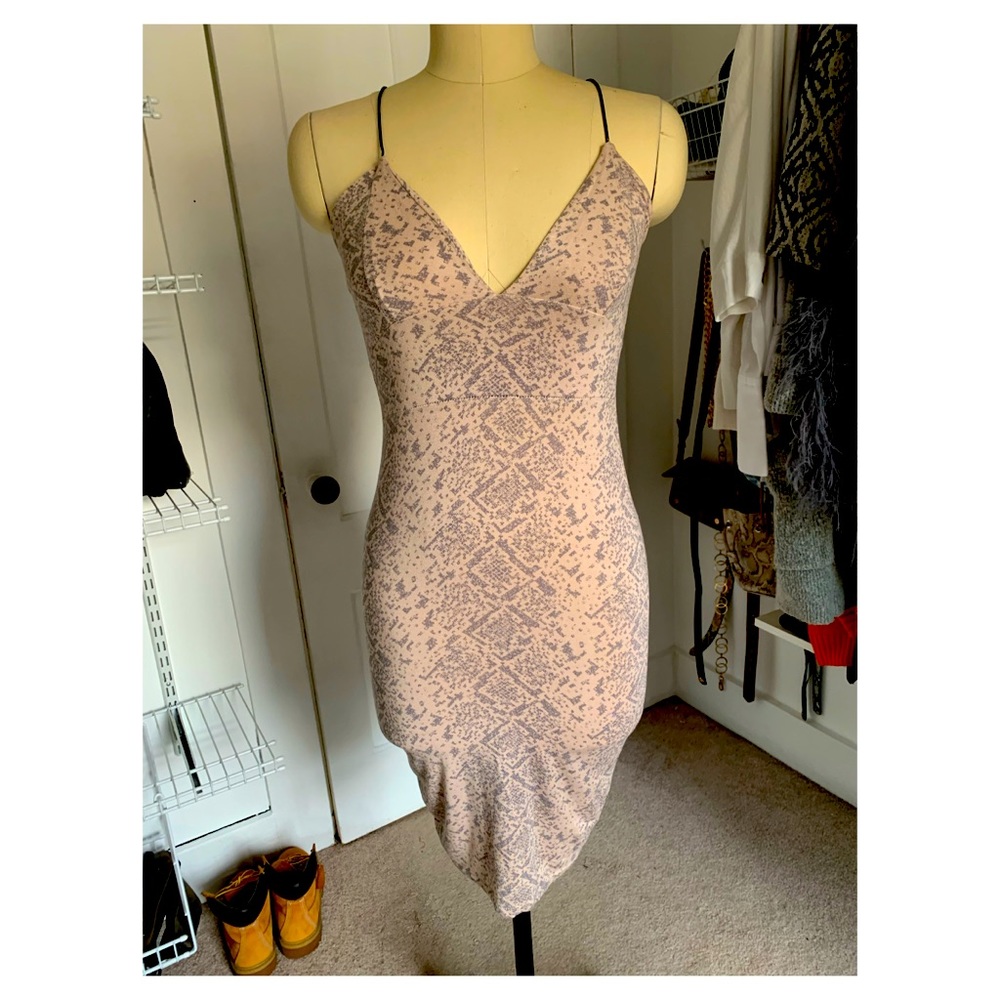 Printed Midi Dress